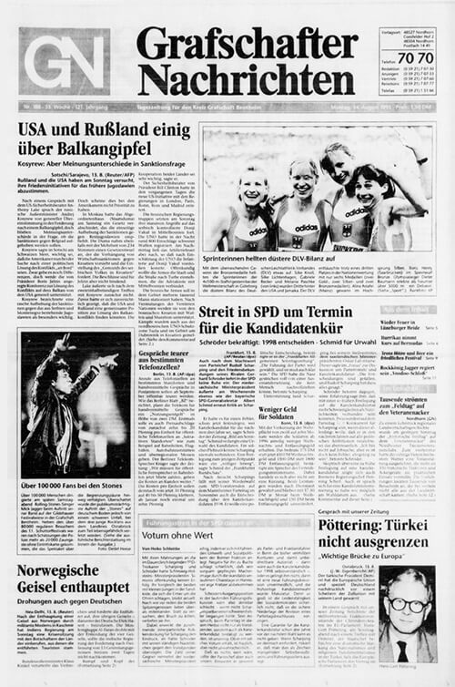Grafschafter Nachrichten 1995