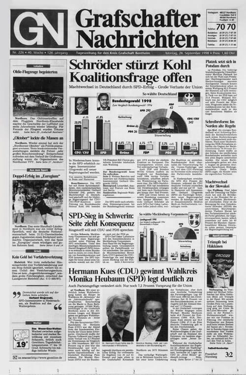 Grafschafter Nachrichten 1998